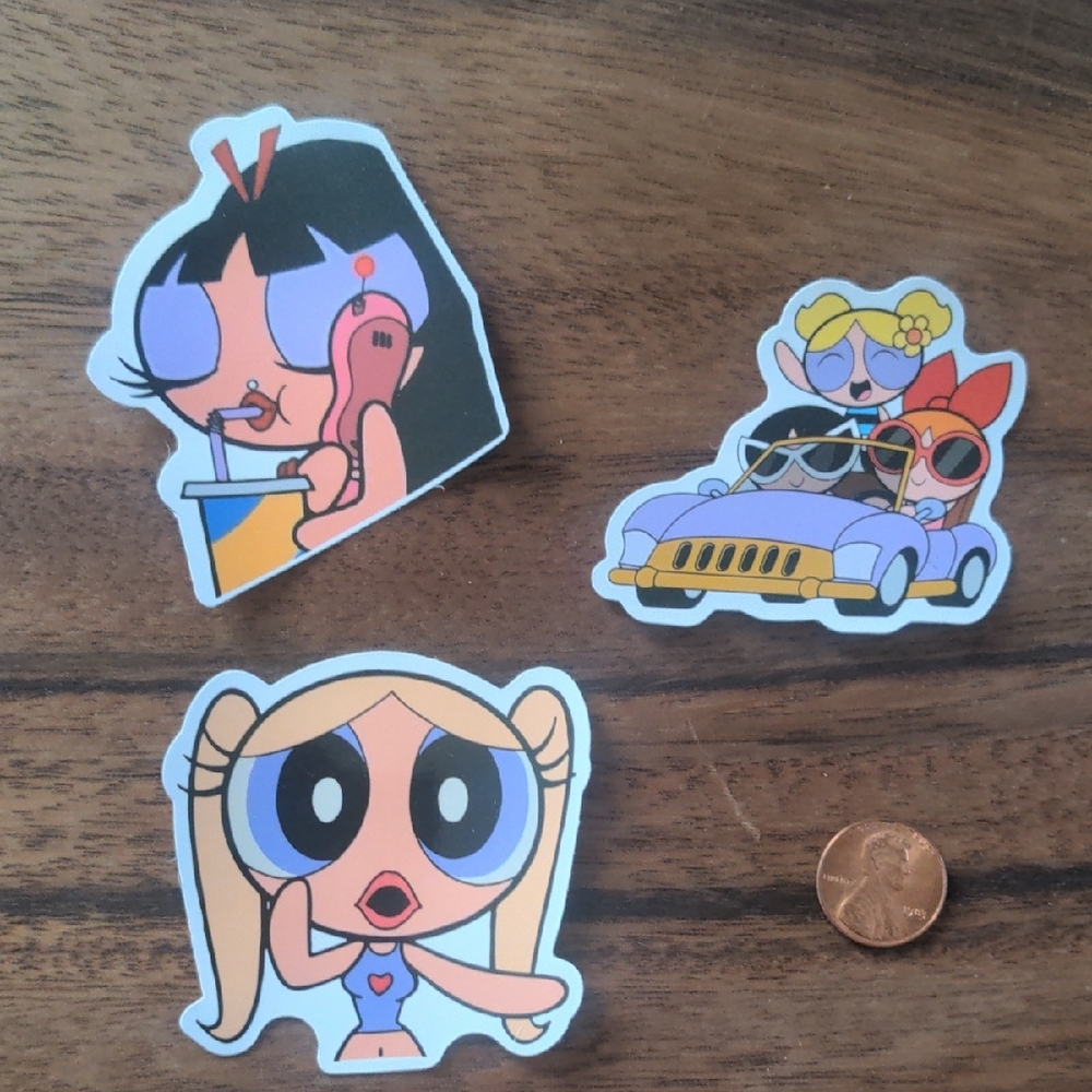 Powerpuff Girls Cartoon Stickers